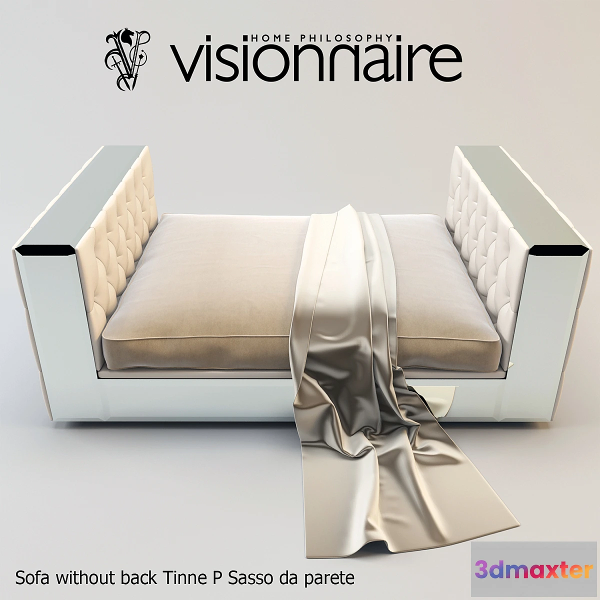 633831 - Sofa without back Tinne P Sasso da parete