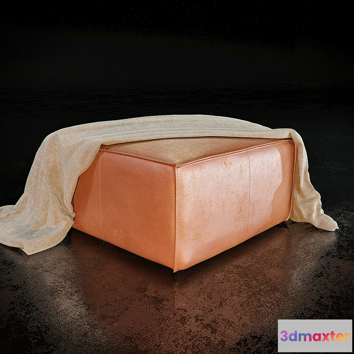 636979 - Leather Ottoman