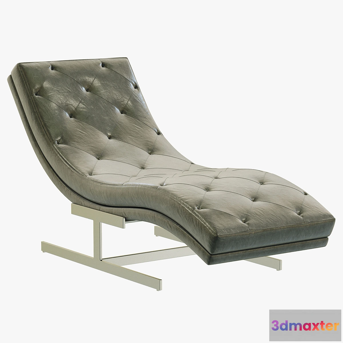 650675 - RH Modern Royce Leather Chaise