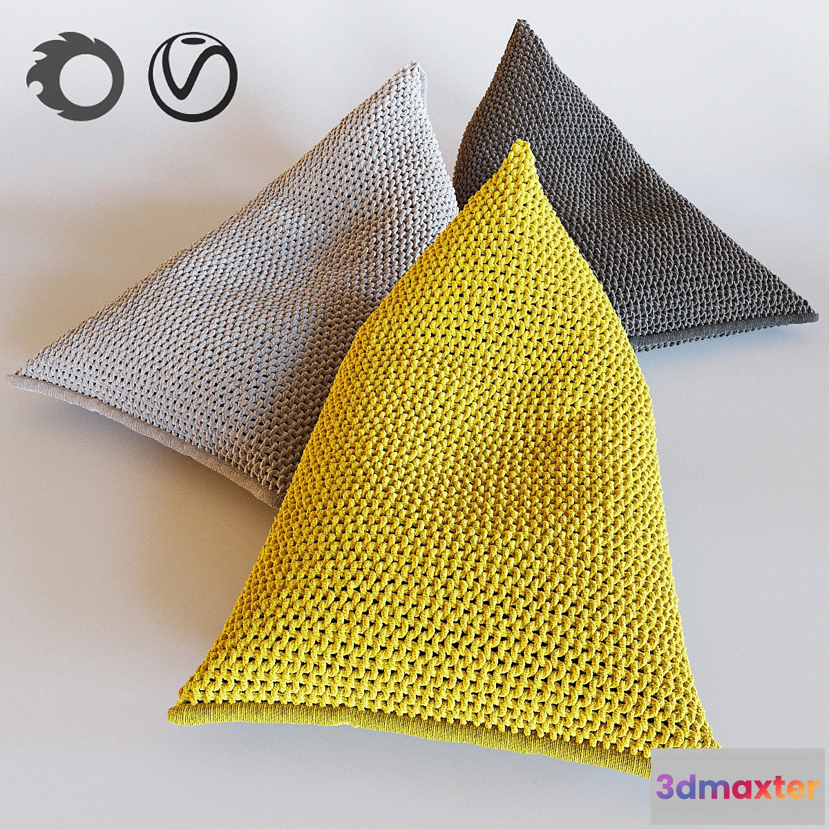 672719 - NEST knitted bean bag