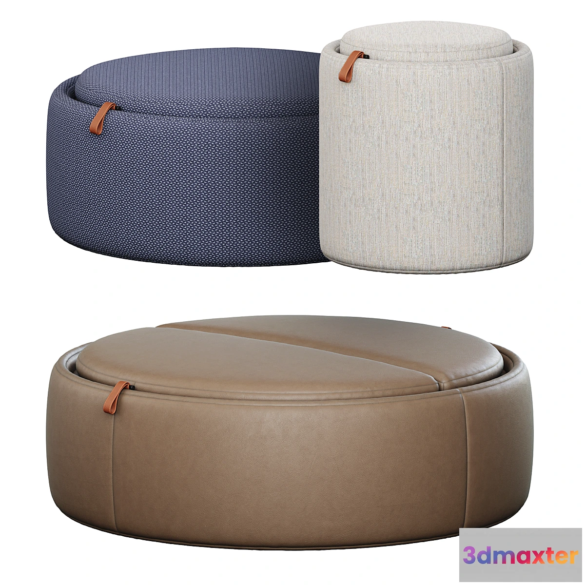 677397 - Tumidei Pill Pouf Set