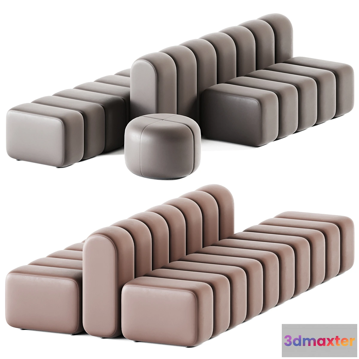 692416 - Pouf Sets Bob Hide by Bla Station