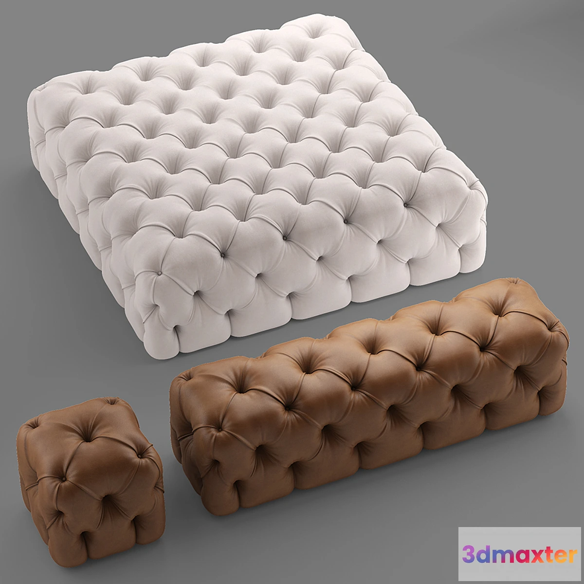 692468 - Rollking square pouf