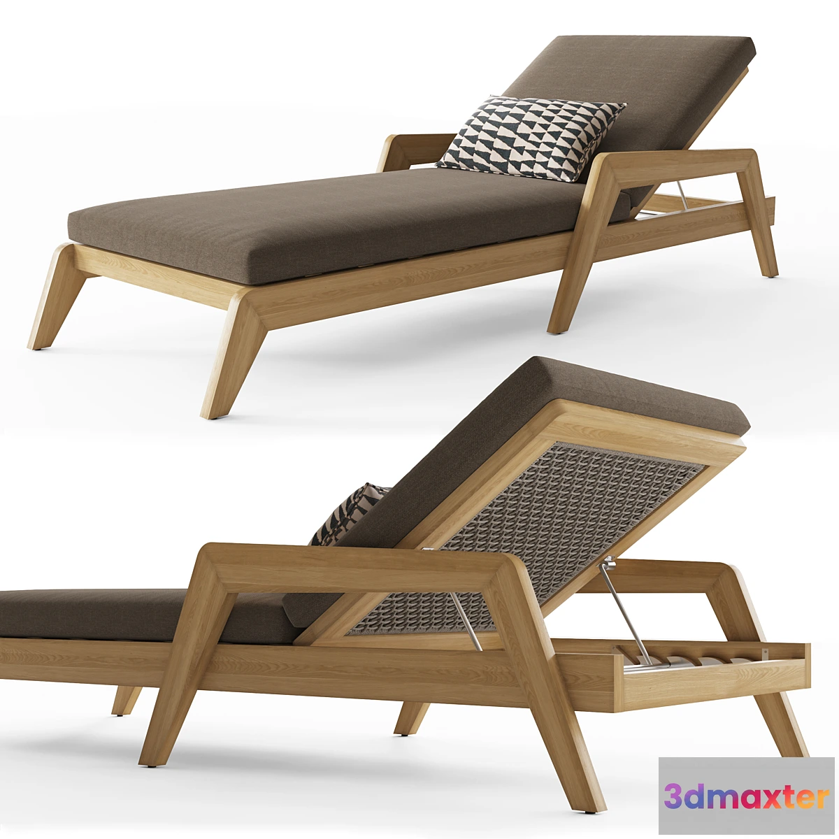 692584 - RH AVILA TEAK CHAISE