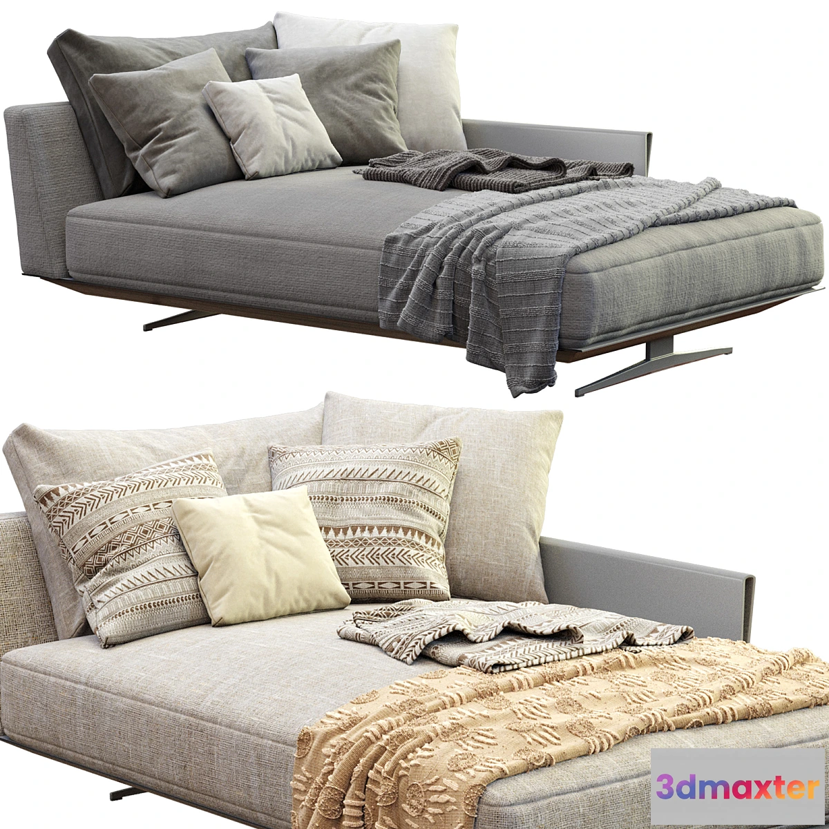 692662 - Chaise Lounge Bretton By Flexform