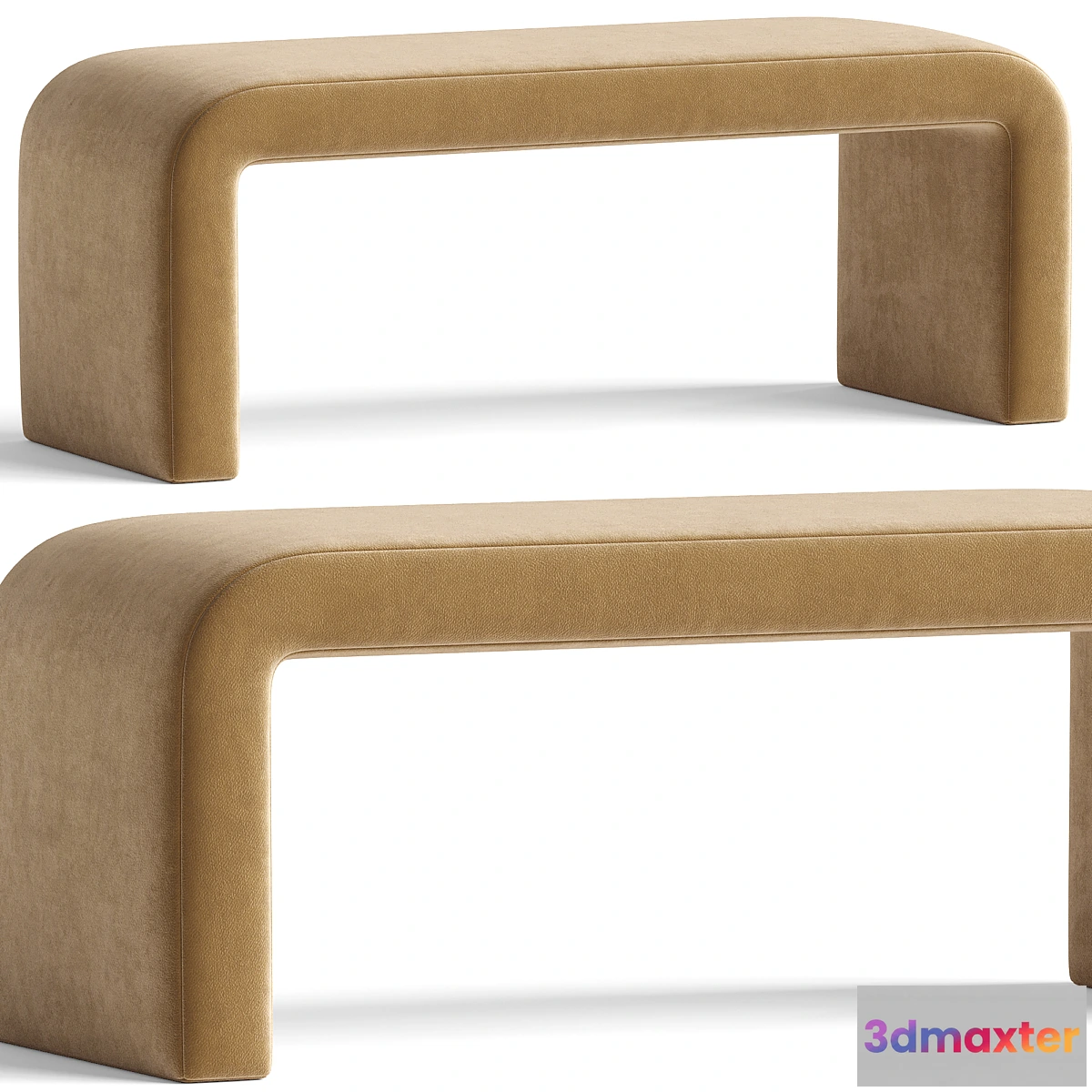 692688 - Colby Upholstered Bench Bronze