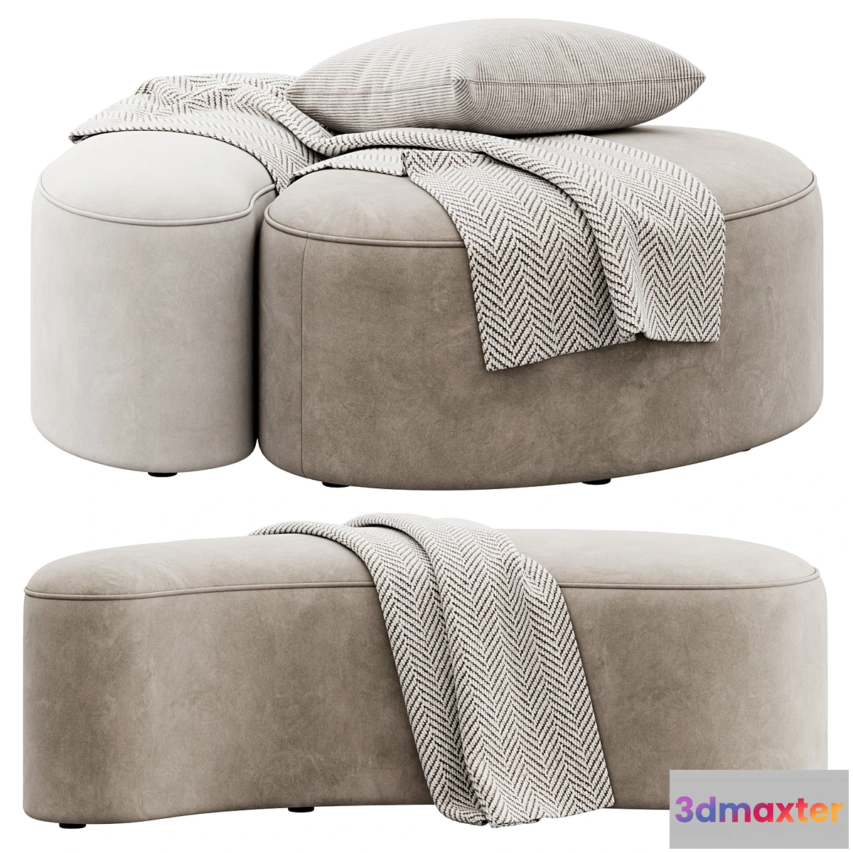 692752 - Goa Poufs by ETRO Home Interiors