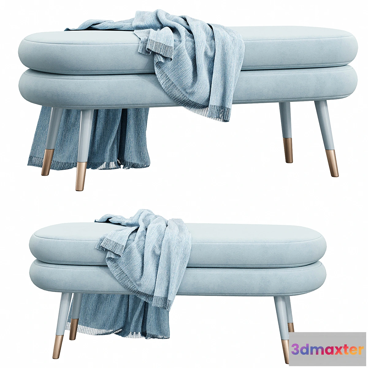 692798 - Marshmallow Double Stool