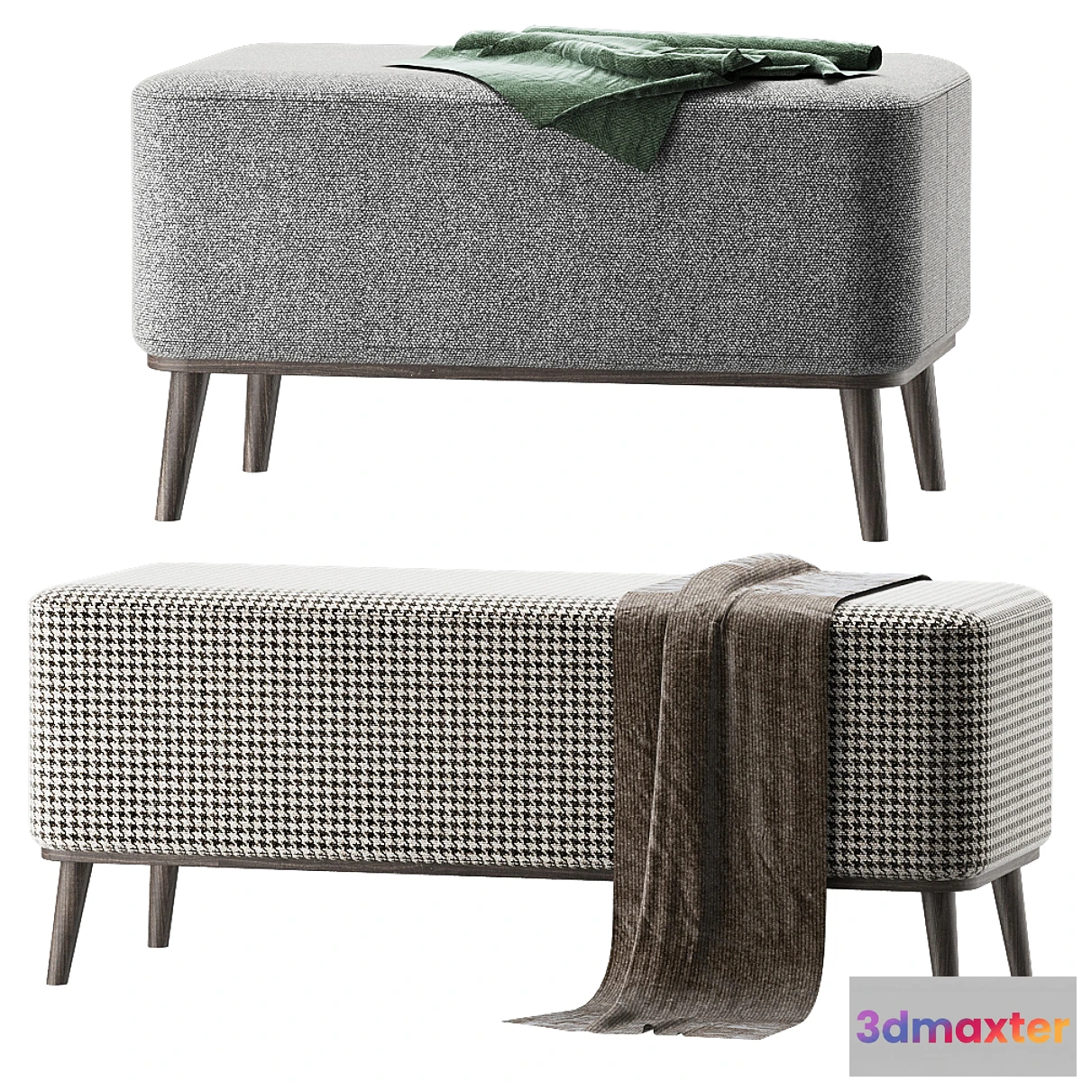 692808 - designer pouf roob look