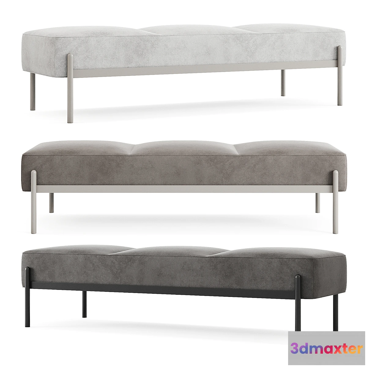 692866 - 47° - 3° ÉTEL Bench by ARCHIPÉLAGO