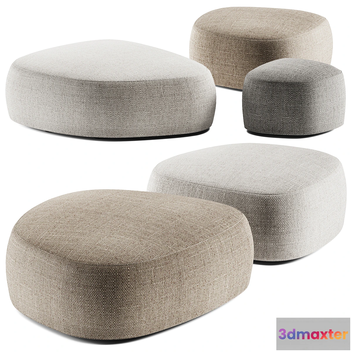 692868 - Flou PIERRE Garden Poufs