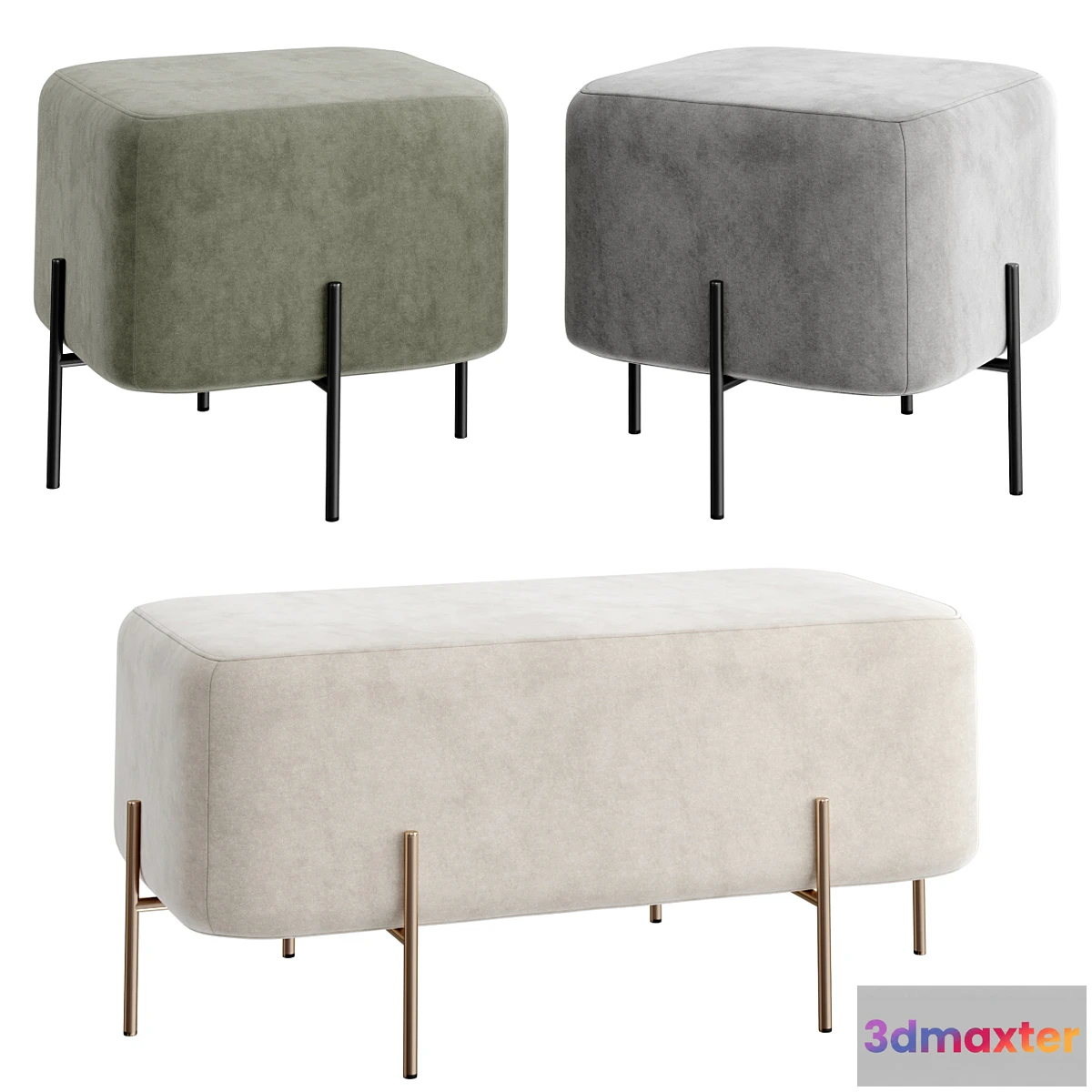 692890 - ELEPHANT Pouf and Bench