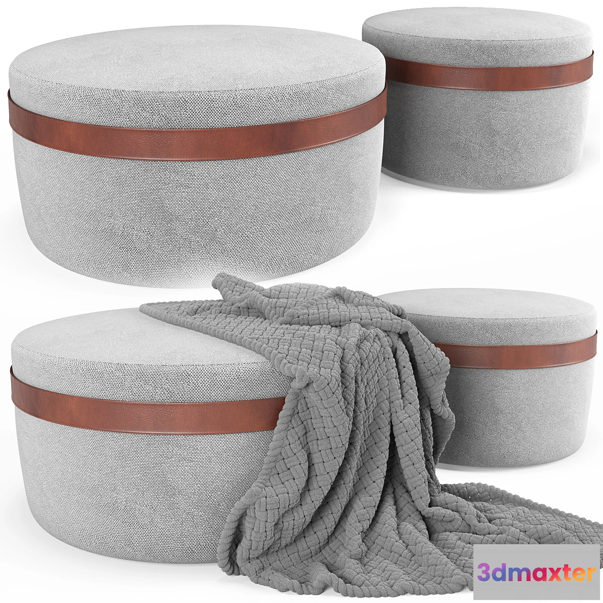 734949 - Pouf Jori Macaron - No.2