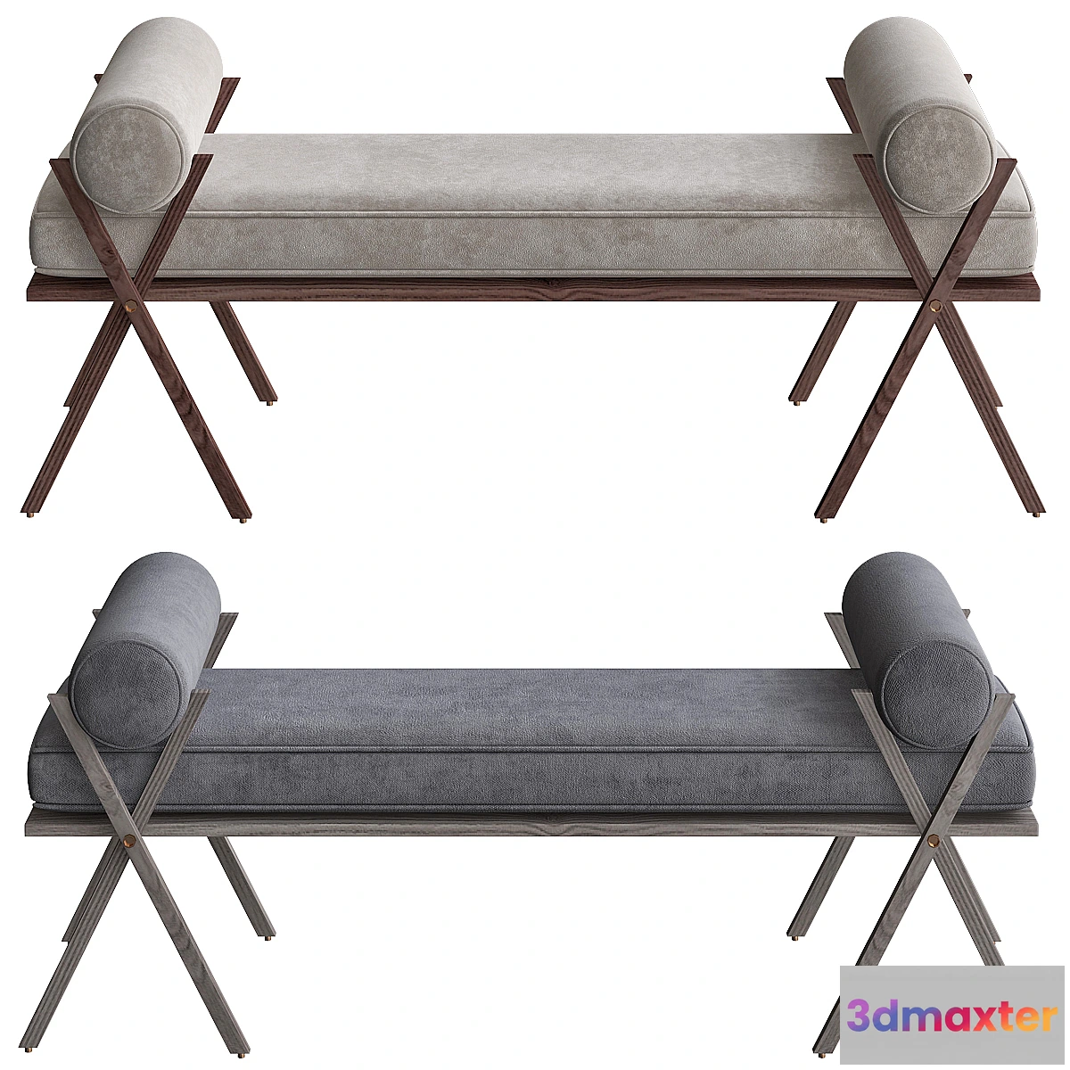 735025 - Mid Century Upholstery Bench - No.2