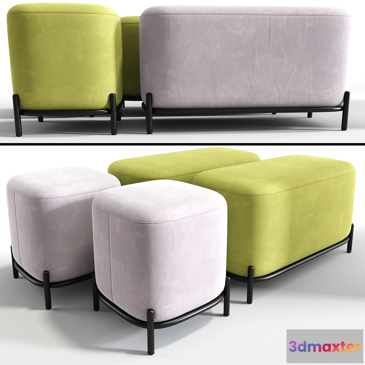 735087 - Pawai square pouf - No.2