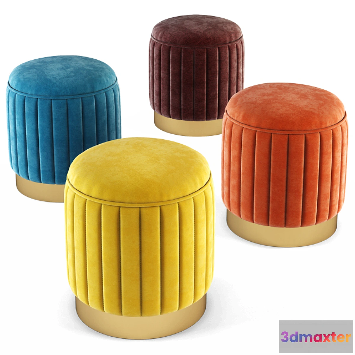 745615 - EICHHOLTZ _ Stool Allegra - No.3