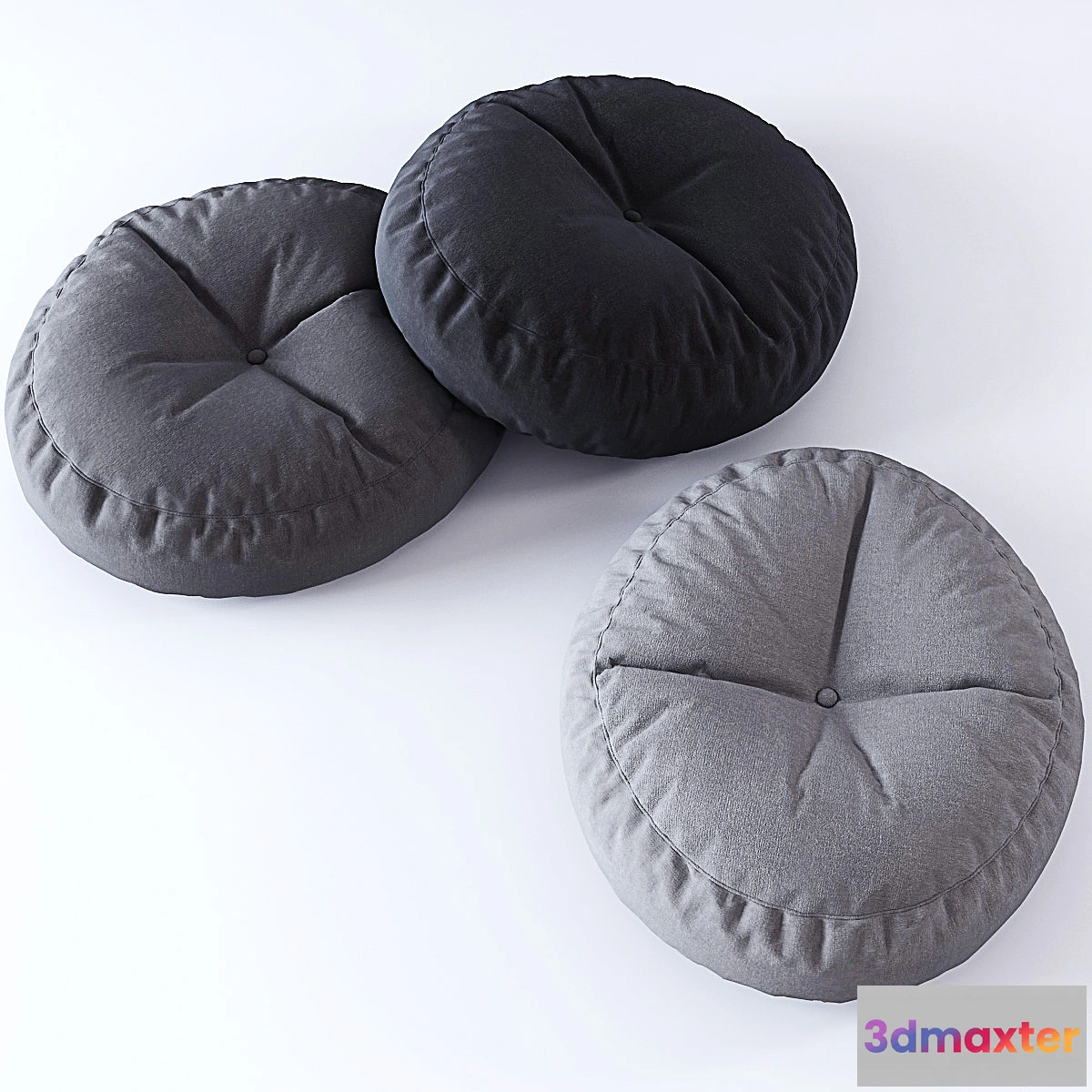 795344 - Pouf Rounded 3 types - No.2