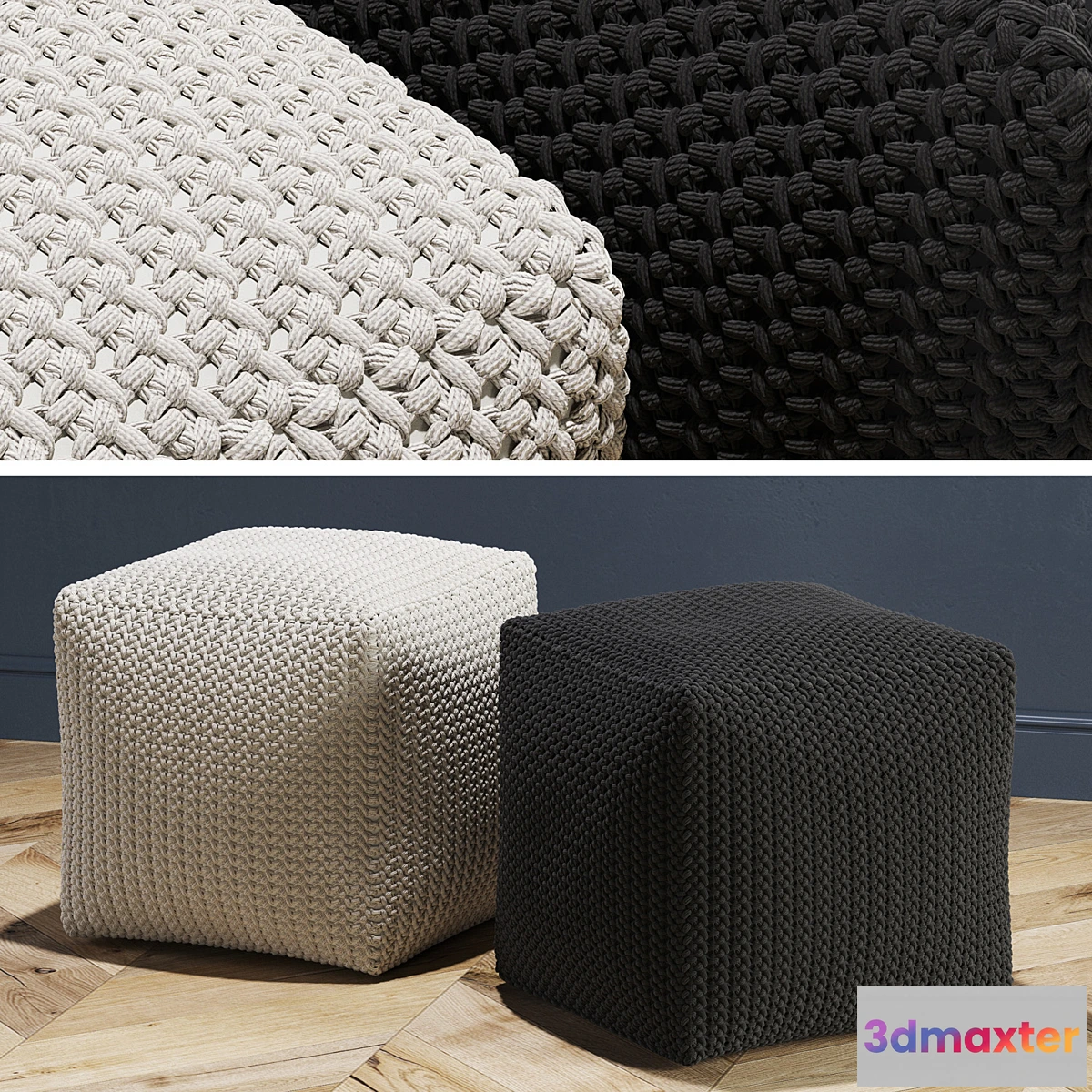 796720 - Crochet Pouf - No.3