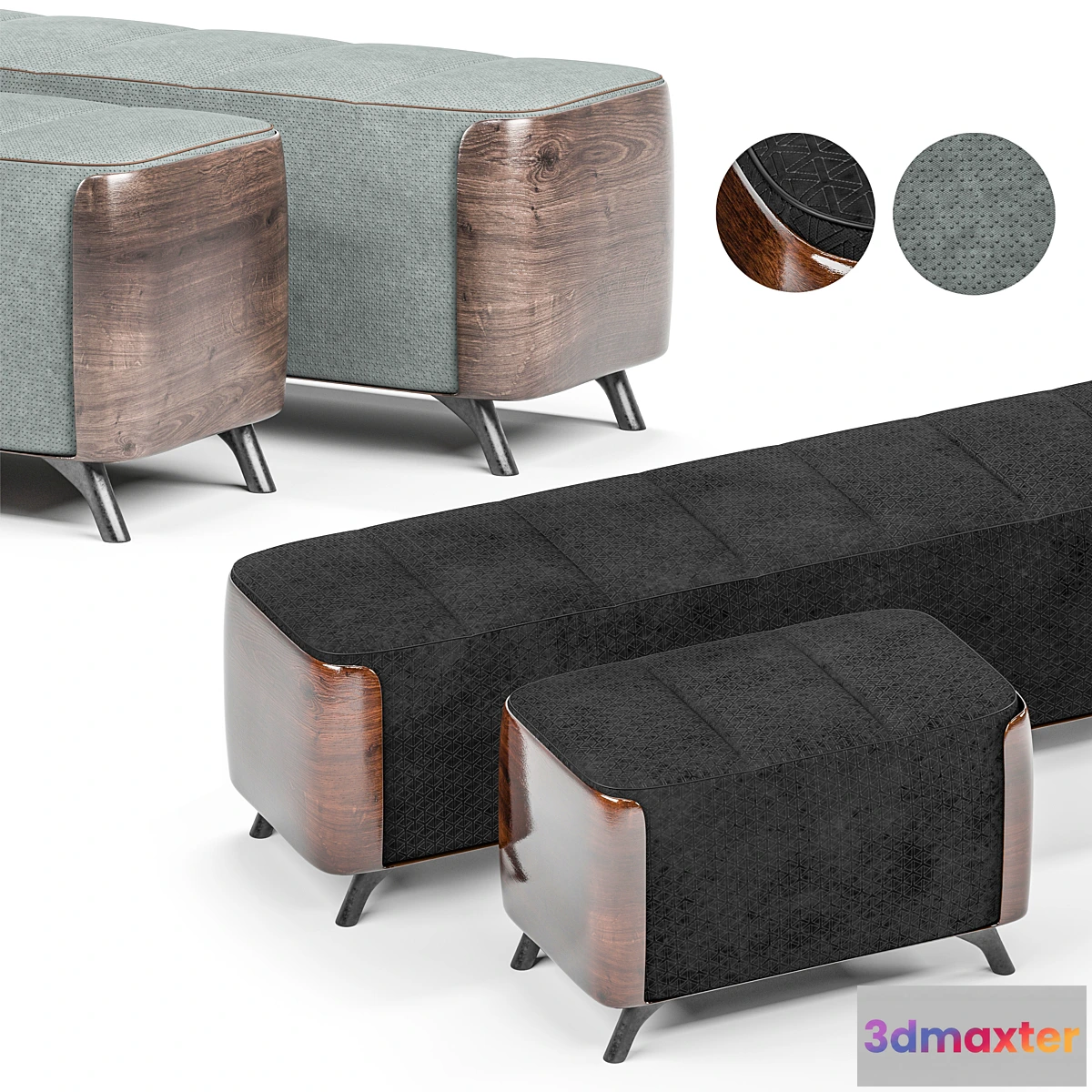 834014 - ottoman pouffe set - No.3