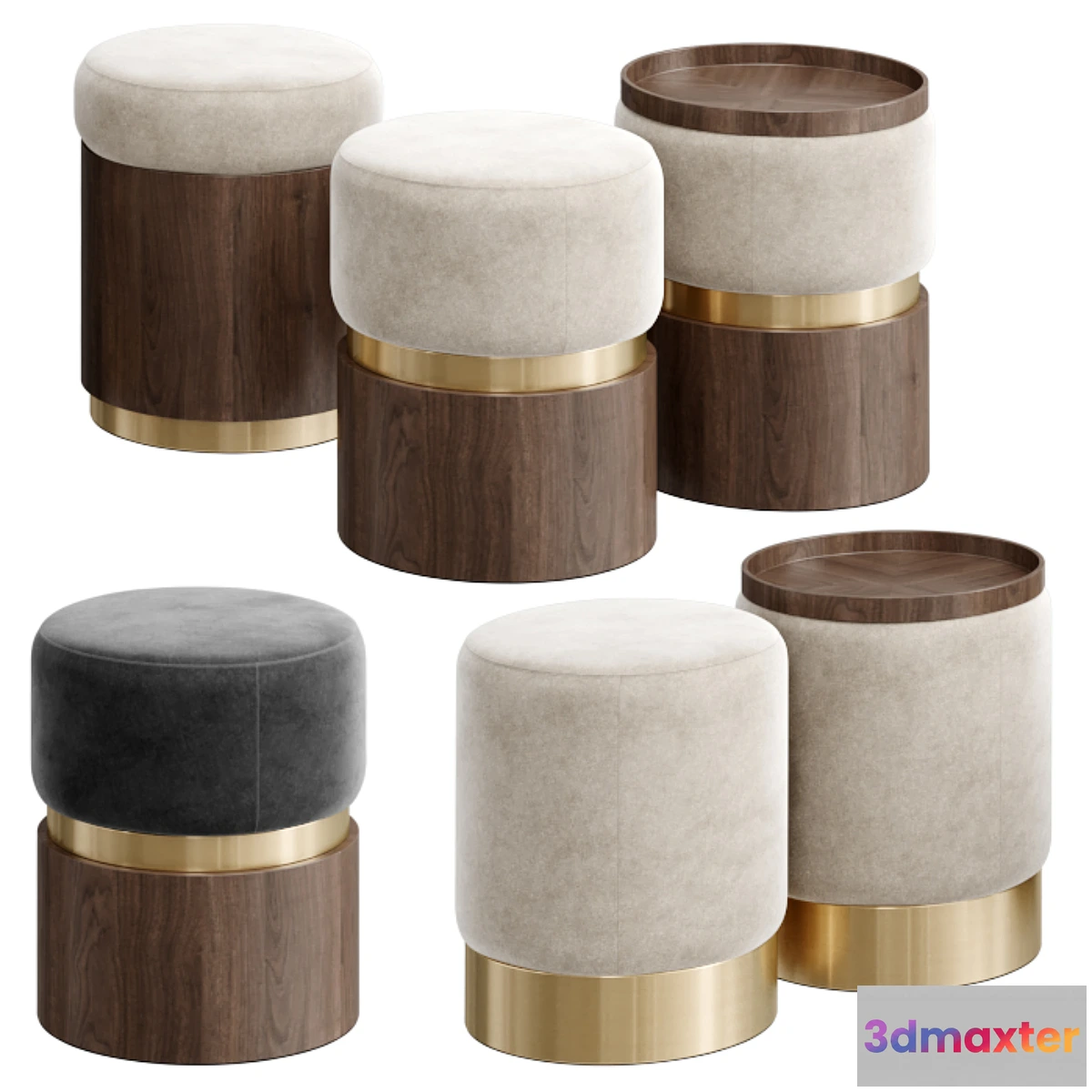 834062 - LUNE STOOLS by Carlyle Collective - No.3