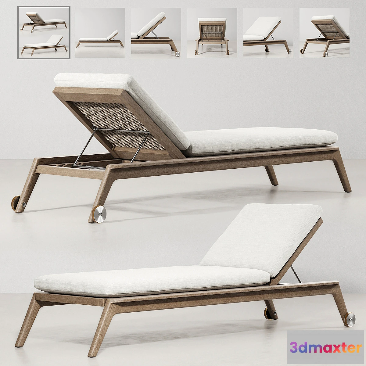 834118 - MALTA TEAK CHAISE - No.3