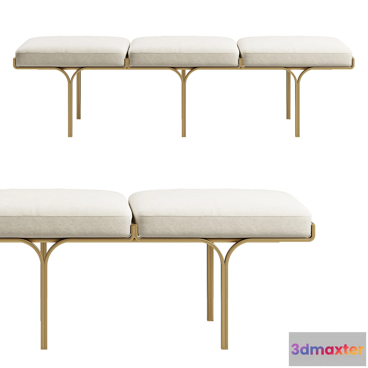 834136 - Rh 1960S Link Bench - No.3