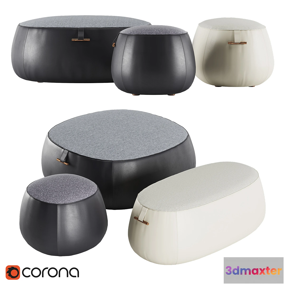 834480 - Porada Logam poufs - No.3