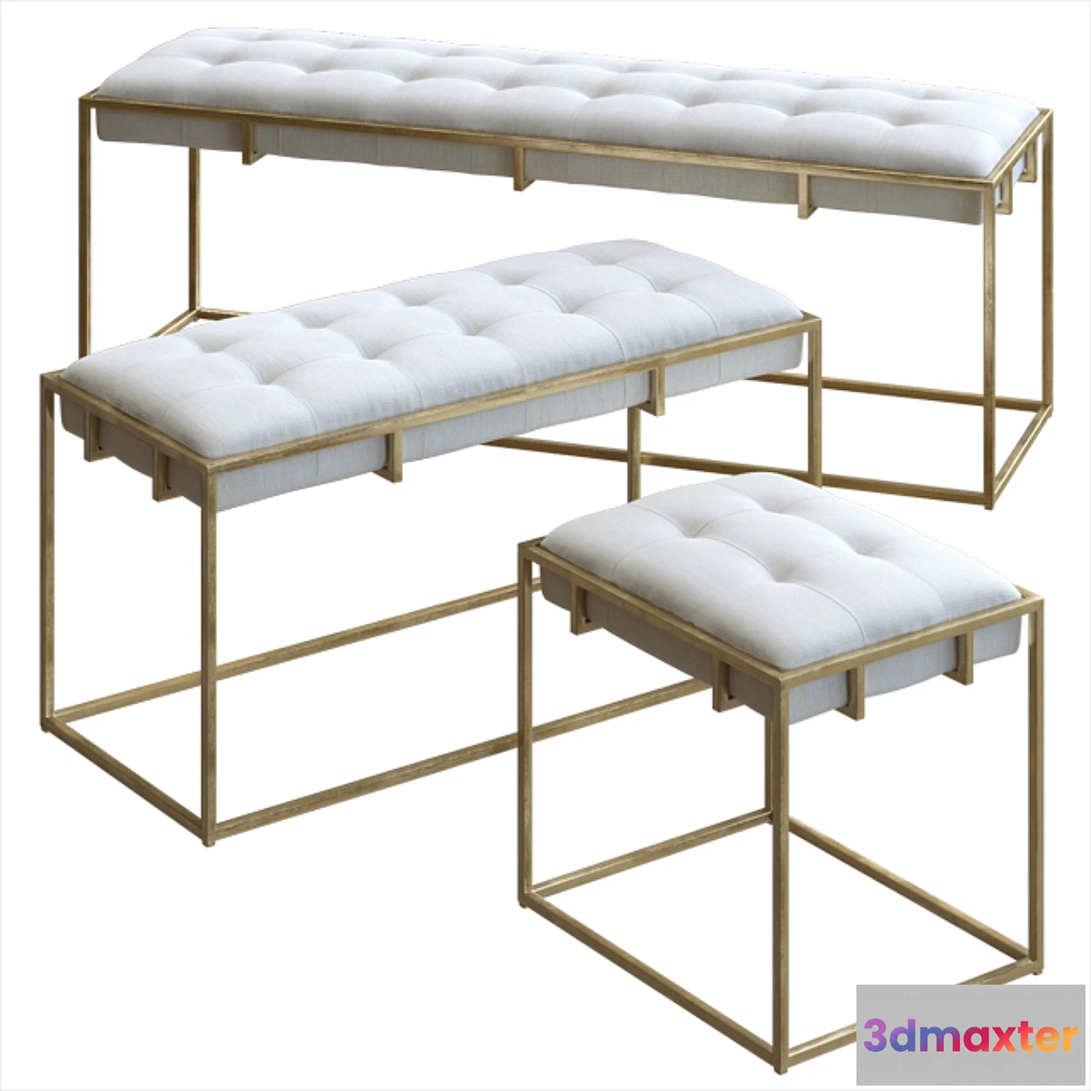 852605 - KELLEN UPHOLSTERED BENCH - No.3