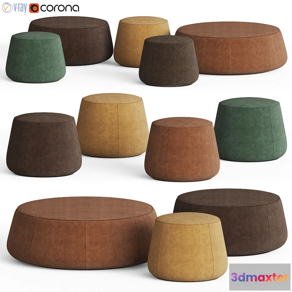 866223 - Nomad Poufs Tribu - No.5