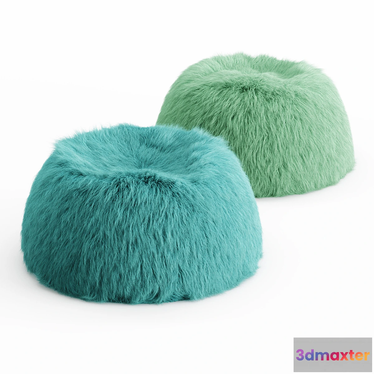 866385 - Two Himalayan Faux-Fur Beanbag - No.4