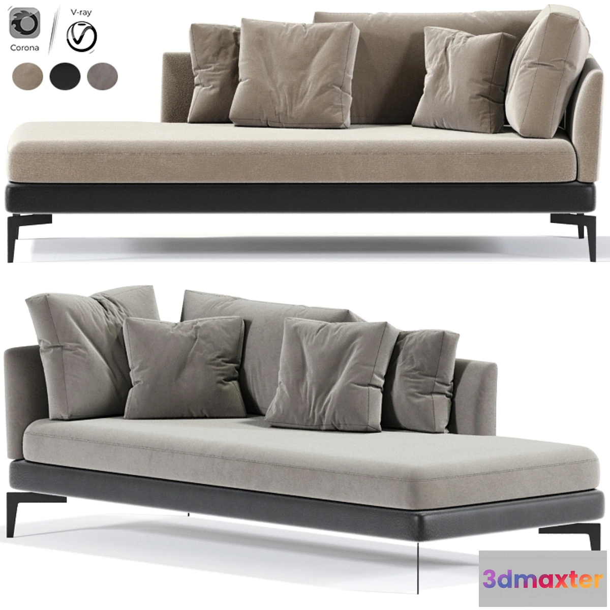 866387 - Feel Good Chaise Longue Flexform - No.4