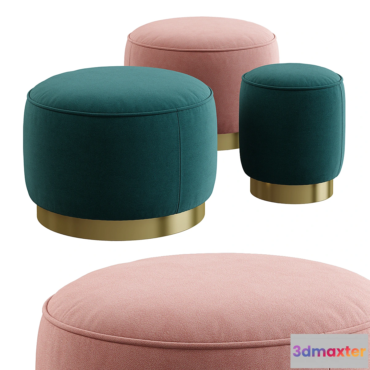 866751 - Made _ Hetherington Pouffe - No.4