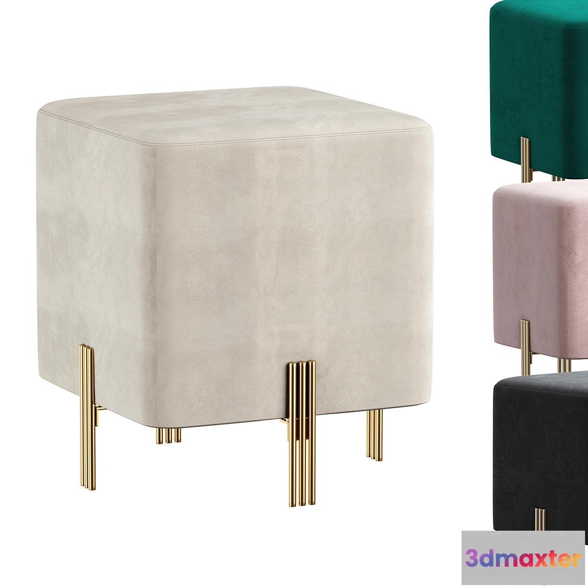 881918 - EICHOLTZ STOOL BURNETT - No.4