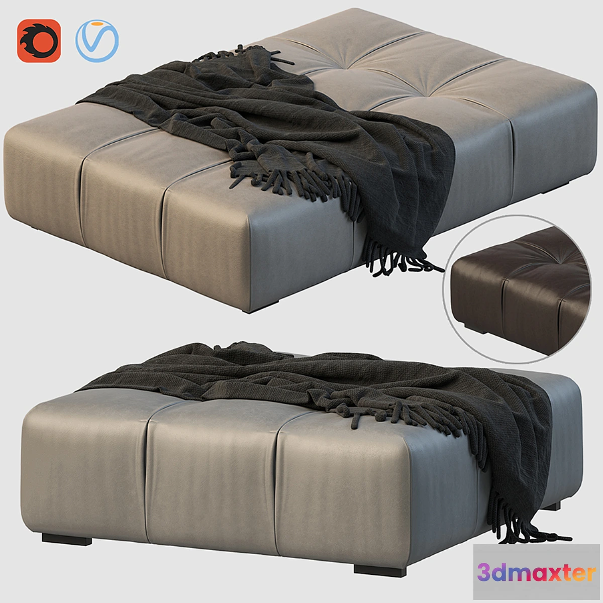 889164 - Tufty-time pouf - No.2