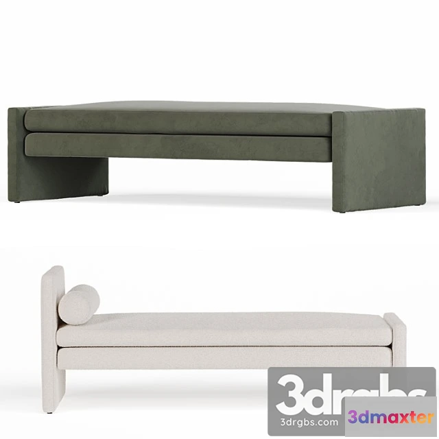 954044 - Angle Bench Segment Daybed Trnk