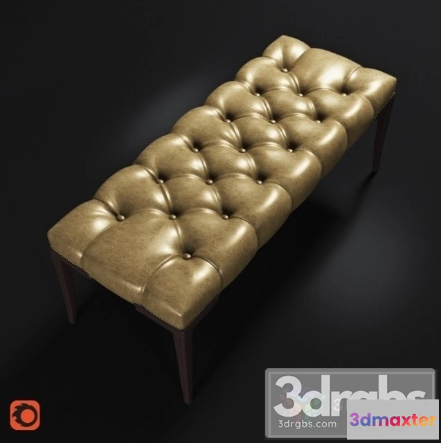 954110 - Baker Leather Bench