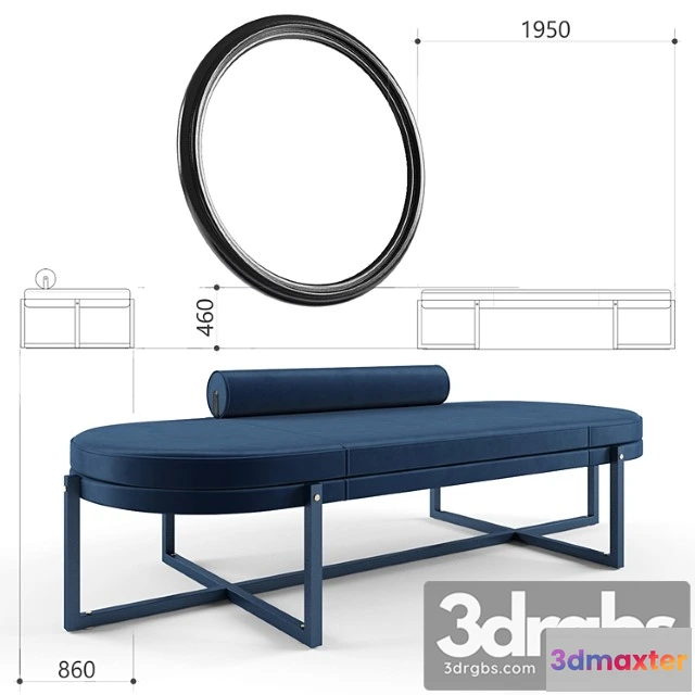 954278 - Bench sigmund factory arflex 2