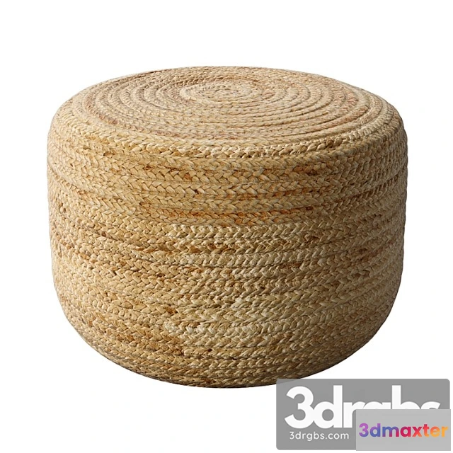 954352 - Braided jute pouf 2