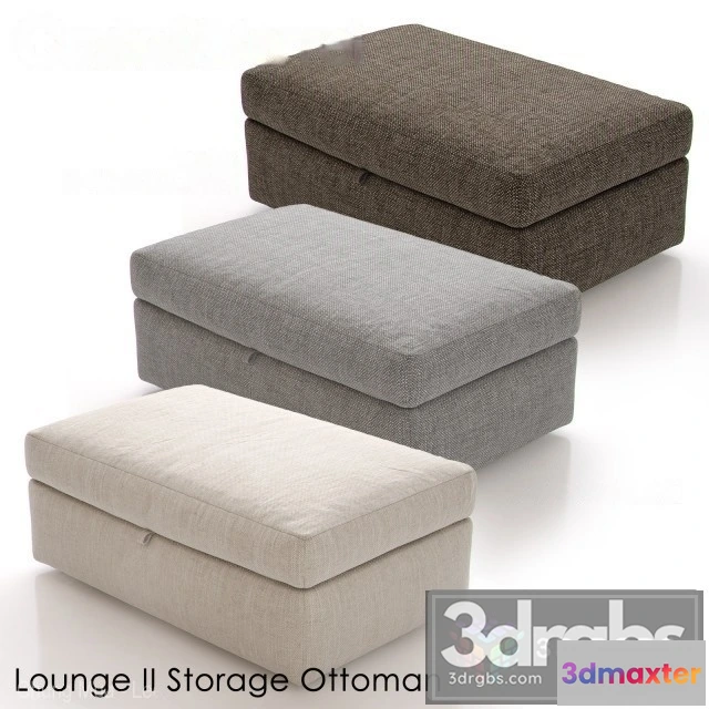 954564 - Crate Barrel Lounge Storage Ottoman