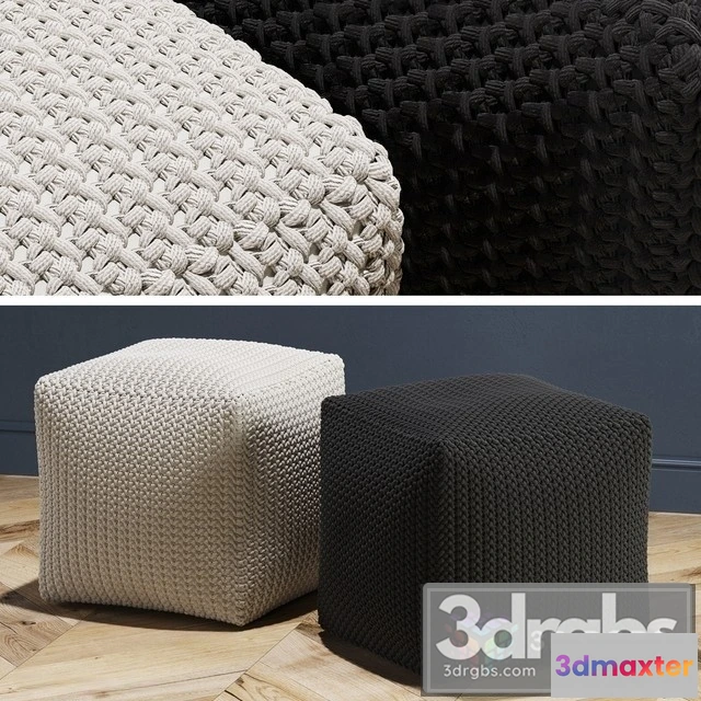 954566 - Crochet Pouf - No.2