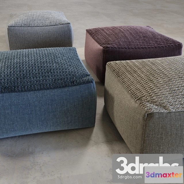 954724 - Fabric Pouf