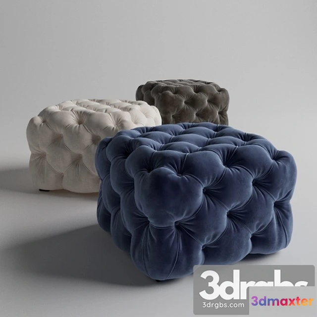 954846 - Grace tufted cube ottoman 2