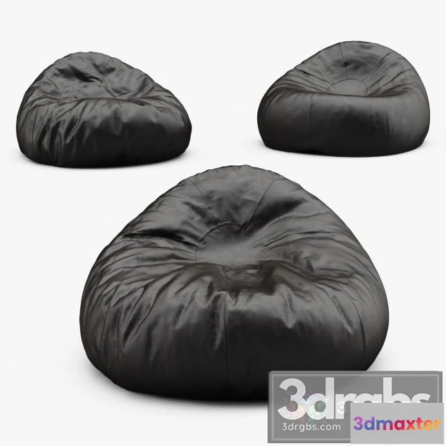 954852 - Grand Leather Bean Bag Chair