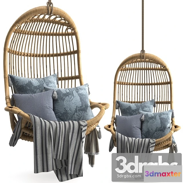 954882 - Hanging Rattan Chair 1