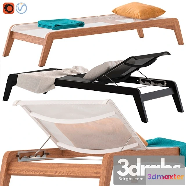 954884 - Harbour Pacific Stacking Sunlounge 1