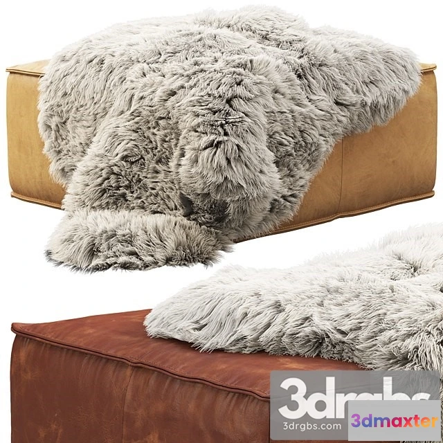 954960 - Joybird Lyle Leather Ottoman