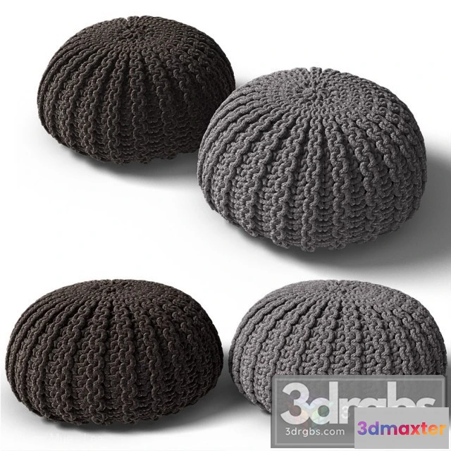 955002 - Knitted Poof 2
