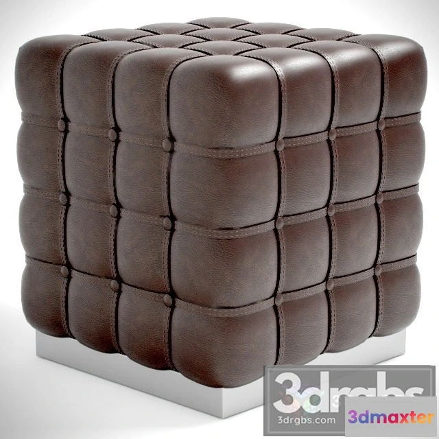 955050 - Leather Ottoman 02