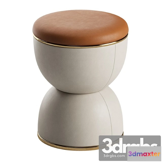 955054 - Leather Pf In The Shape Of Caesars Hourglass