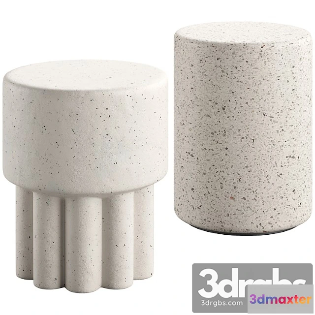 955162 - Mila Scallop Stool And Made Goods Castiel Stool